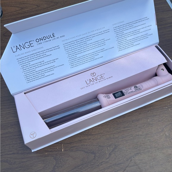 L’ange ondulé 25mm titanium curling wand blush rose - Picture 4 of 8